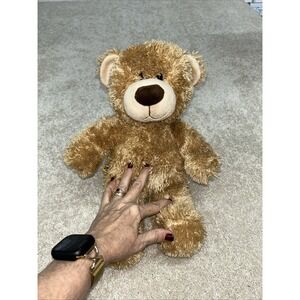 Build-A-Bear Teddy‎ Bear Light Brown Curly Shaggy Plush 15" BAB